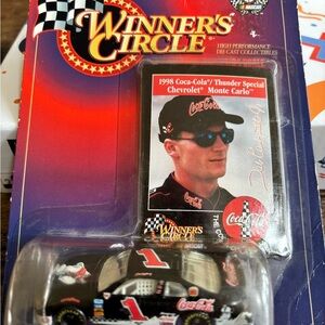 Winner's Circle Coca-Cola #1 Black Die-Cast Race Car Toy